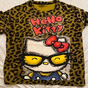 Hello Kitty Leopard Print shirt